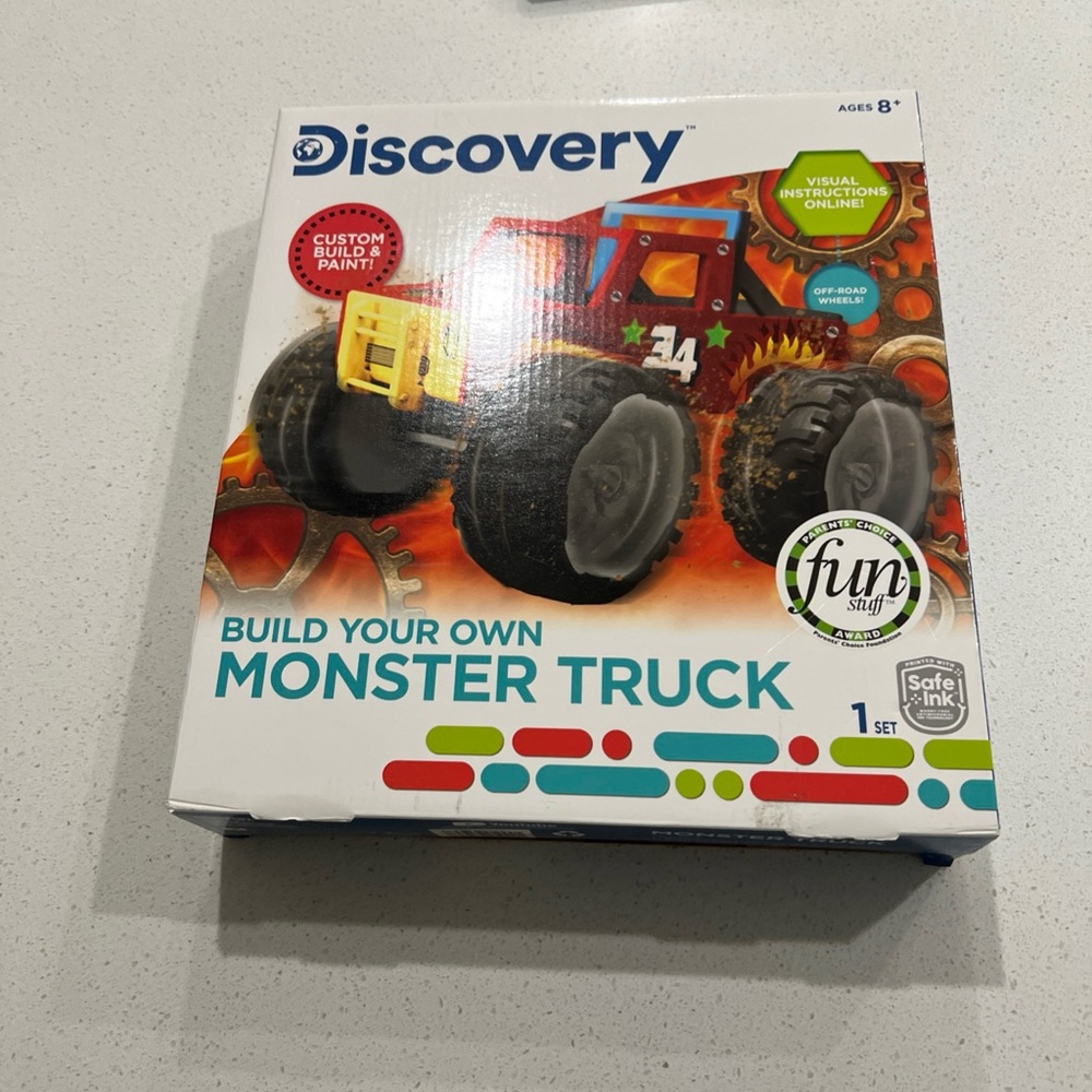 Discovery Build Your Own Monster Truck - Red and Yellow
